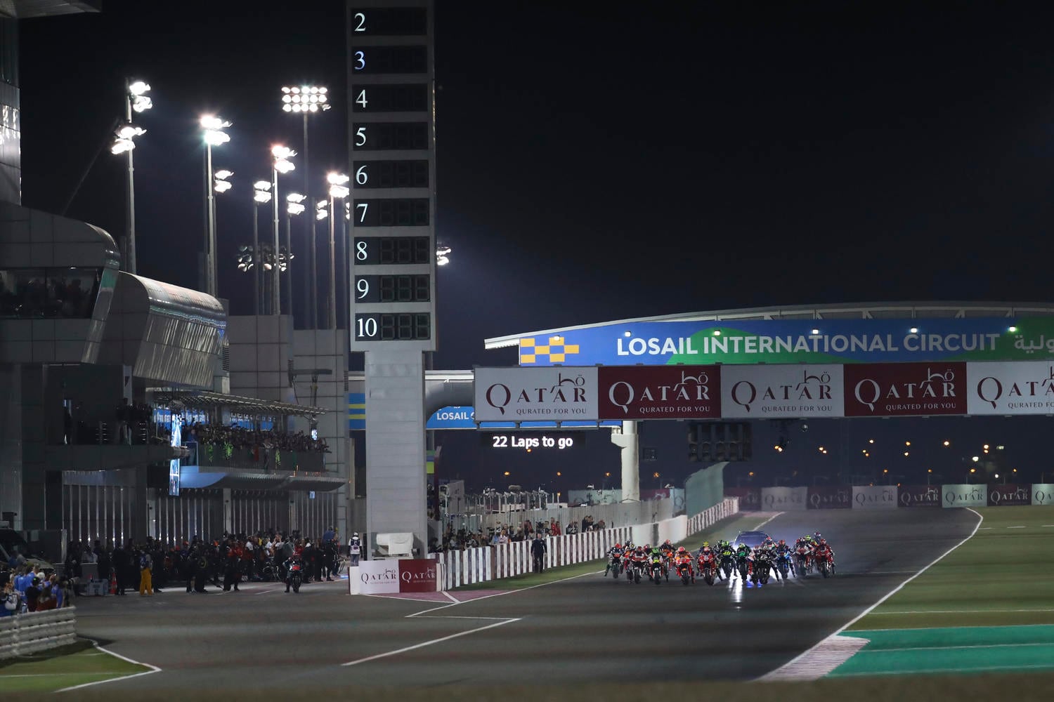 Immagine partenza GP del Qatar